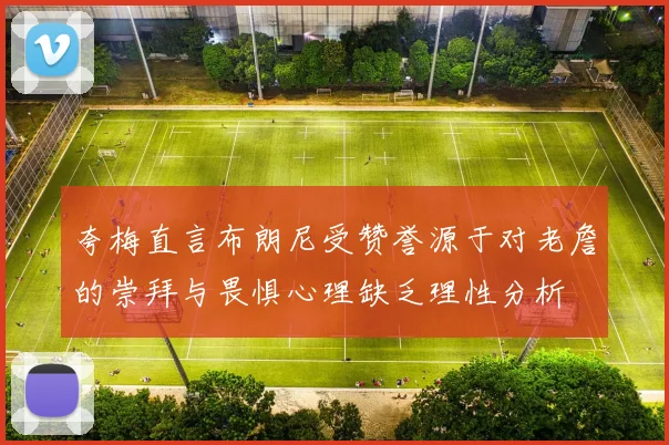 夸梅直言布朗尼受赞誉源于对老詹的崇拜与畏惧心理缺乏理性分析